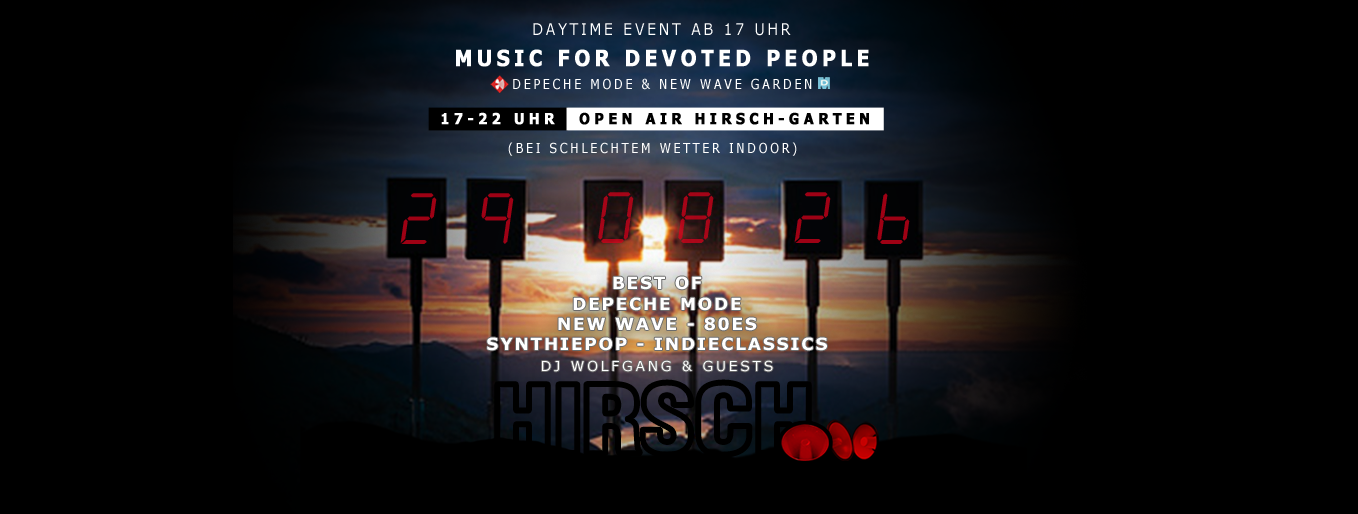 MUSIC FOR DEVOTED PEOPLE Depeche Mode & New Wave Garden
